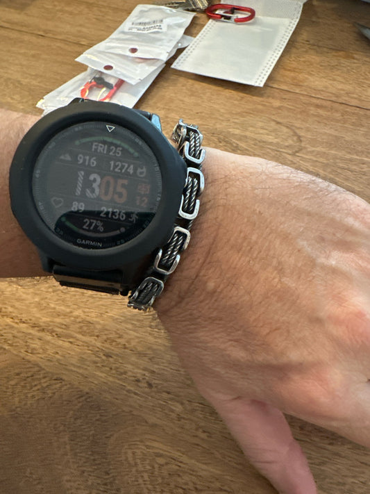 Retro Silver Colour Link Chain 8mm Bracelet|1025025