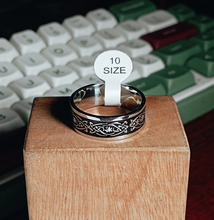 Premium Modern Armor Men's The Druid Star Finger Ring|10250012R