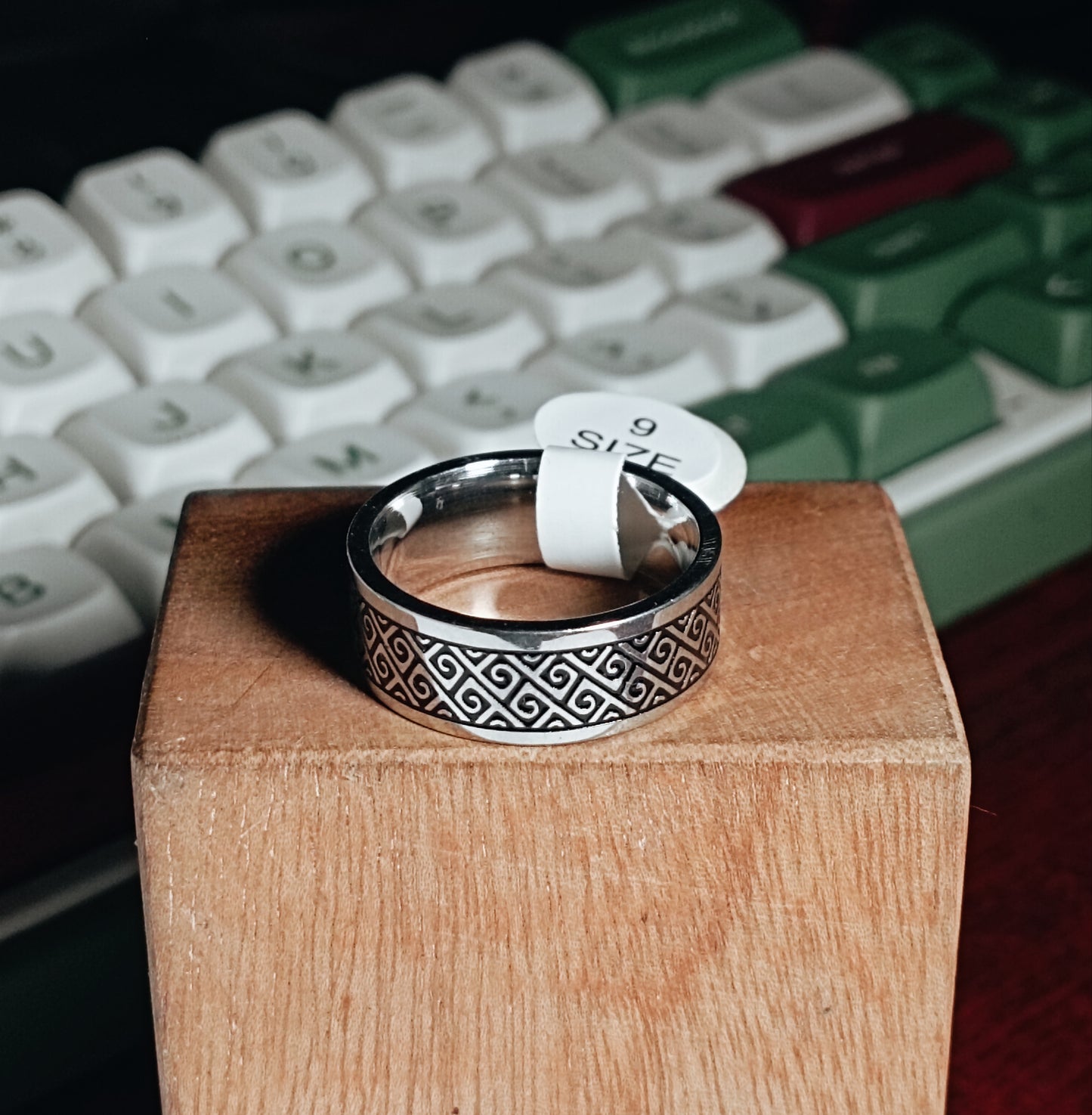 Premium Modern Armor Men's The Labyrinth Finger Ring|10250011R