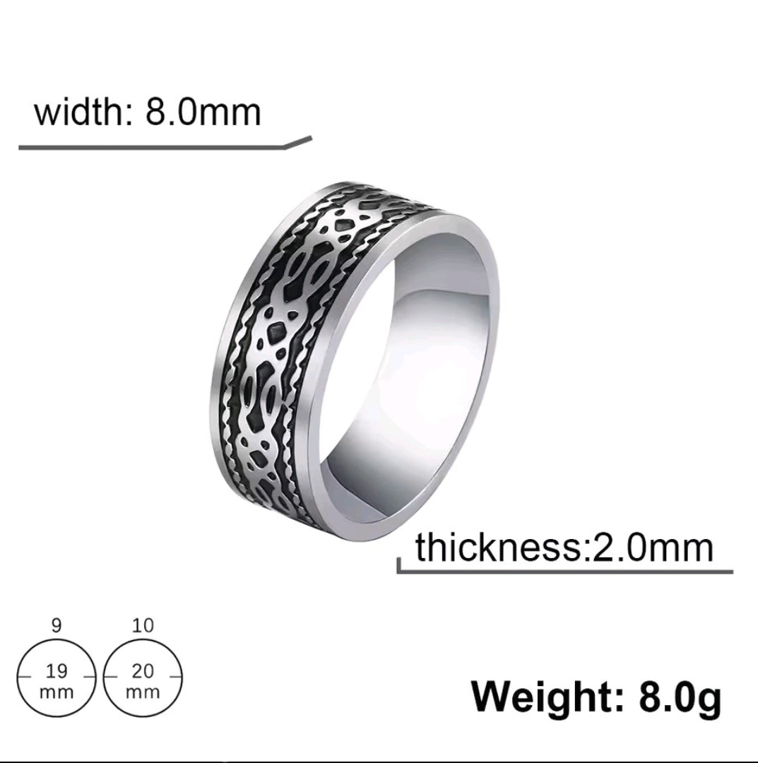 Premium Modern Armor Men's The Serpent Knot Finger Ring|10250013R