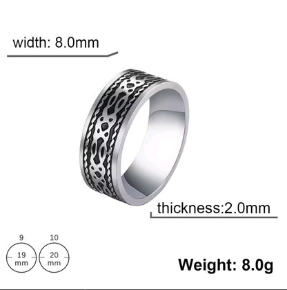 Premium Modern Armor Men's The Serpent Knot Finger Ring|10250013R