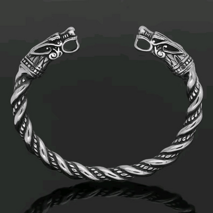 Viking Dragon Fly Retro Style Cuff Bracelet|1012022