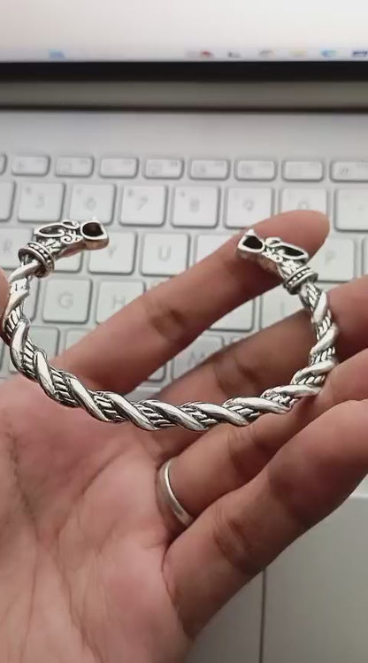 Viking Dragon Fly Retro Style Cuff Bracelet|1012022