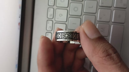 Premium Modern Armor Men's The Druid Star Finger Ring|10250012R