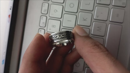 Premium Modern Armor Men's The Serpent Knot Finger Ring|10250013R